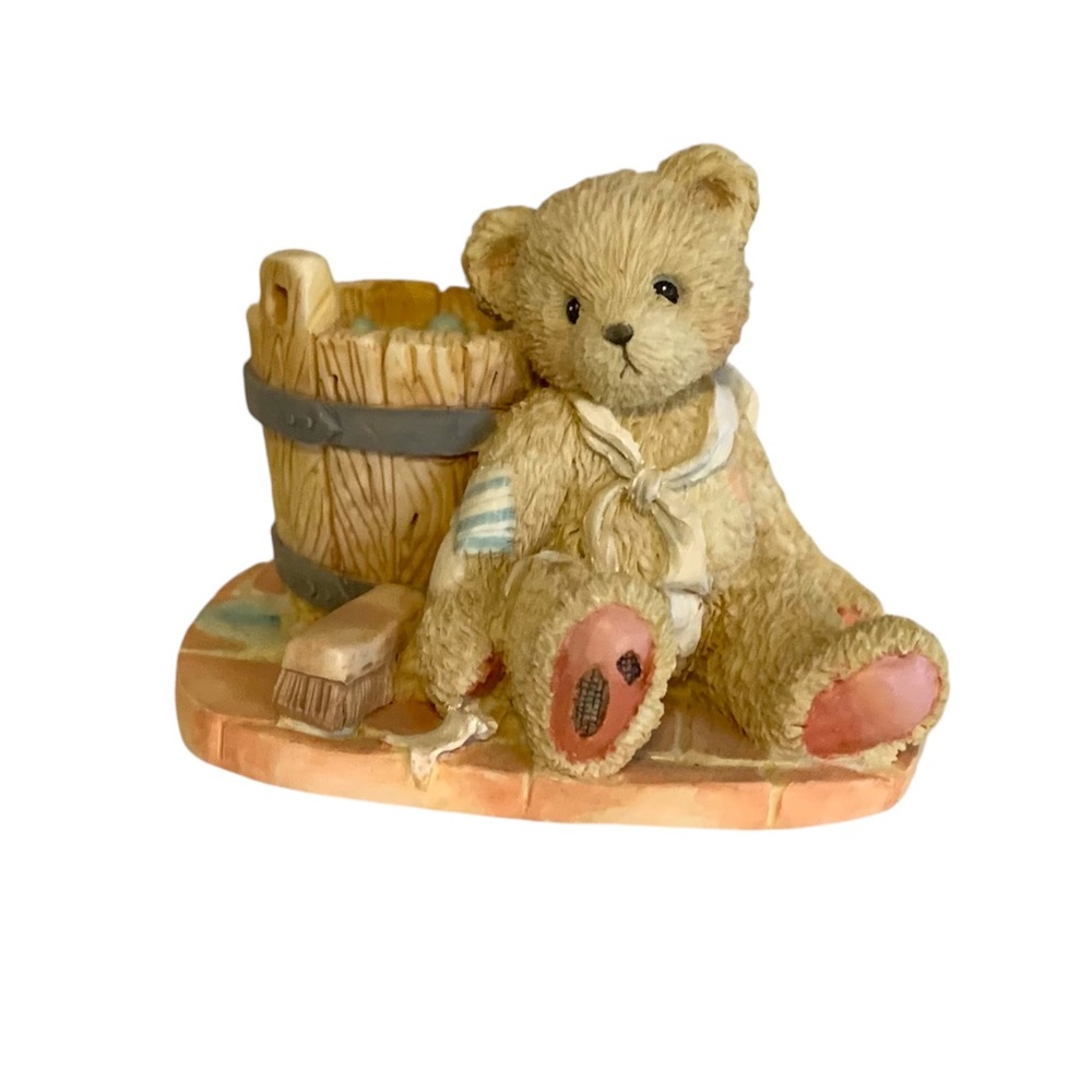 Cherished teddies Joshua Love Repairs All vintage 1991 figure